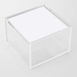 White Cheeked Pintail White Acrylic Box