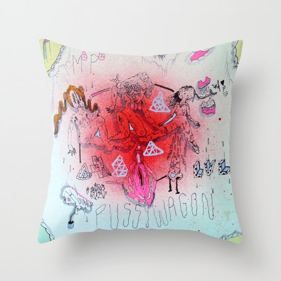 nucleus Throw Pillow