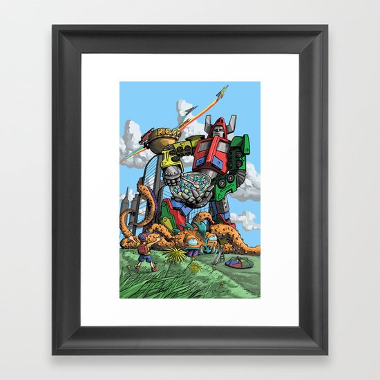 Breakfast Time! Framed Art Print