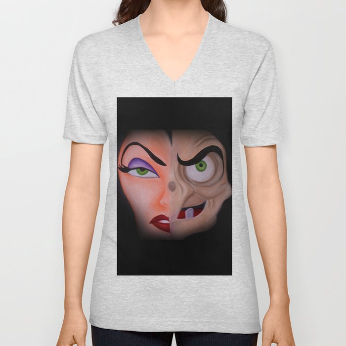 Evil Queen V Neck T Shirt