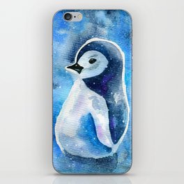 Winter Penguin in the Snow iPhone Skin