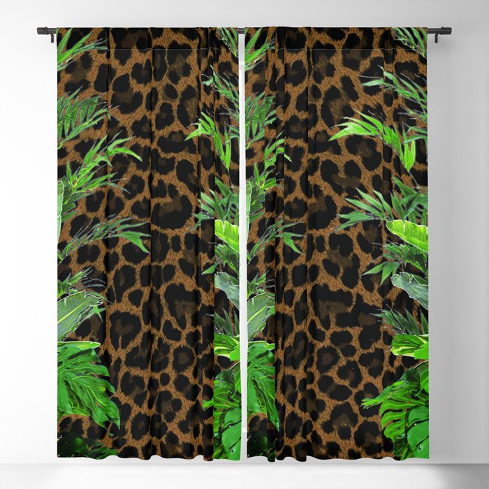 Jungle Leopard Blackout Curtain