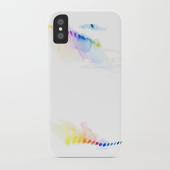 Crayon dots iPhone Case