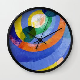 Robert Delaunay "Circular forms" detail 1. Wall Clock | Frenchart, Expressionism, Arthistory, Cubism, Delaunay, Circularforms, Forms, Painting, Colorful, Artmasters 