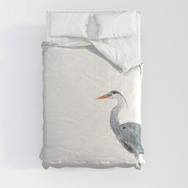 "Tall and Graceful" the Blue Heron by Teresa Thompson Comforter