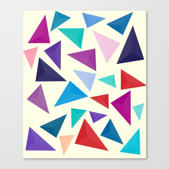 Colorful geometric pattern Canvas Print