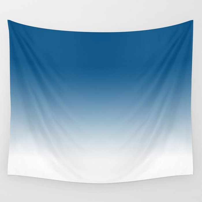 Snorkel Blue Ombre Wall Tapestry