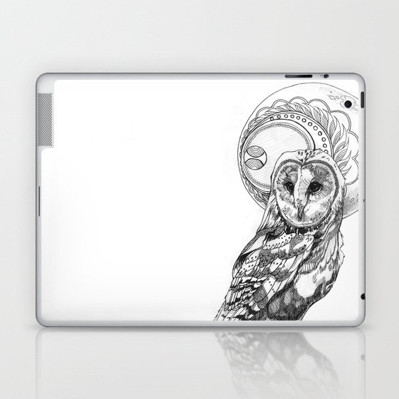 Owl Moon Laptop & iPad Skin
