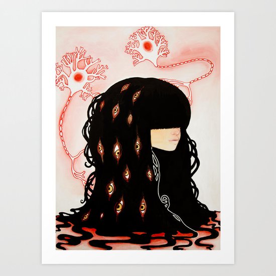 GABA GABA HEY - Neurons, Dreams and Us Art Print