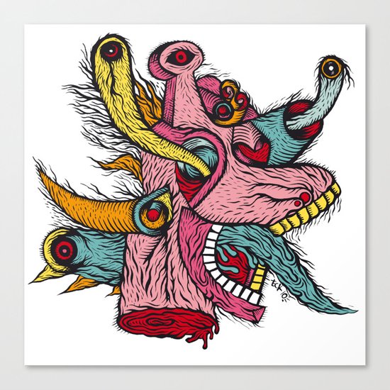 Give a Monkey a Brain and He'll Swear He's the Center of the Universe Canvas Print