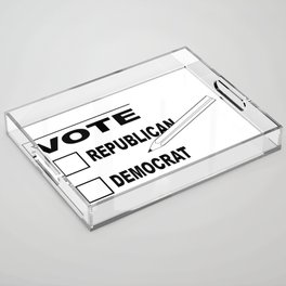 Vote Paper Acrylic Tray