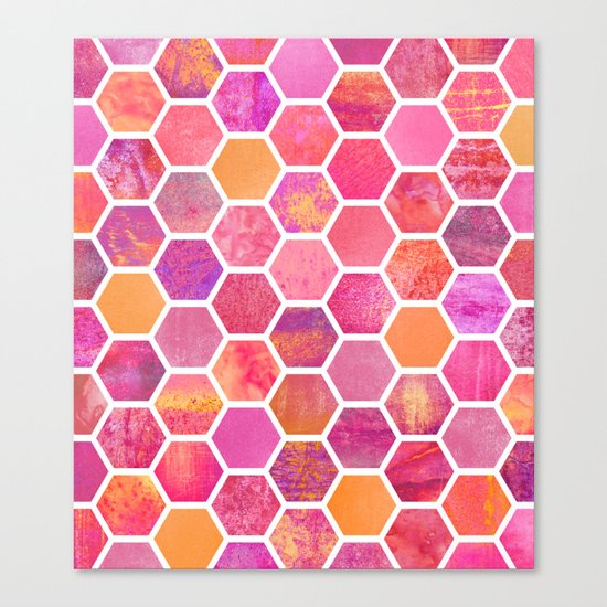 Flowers & Honey Canvas Print