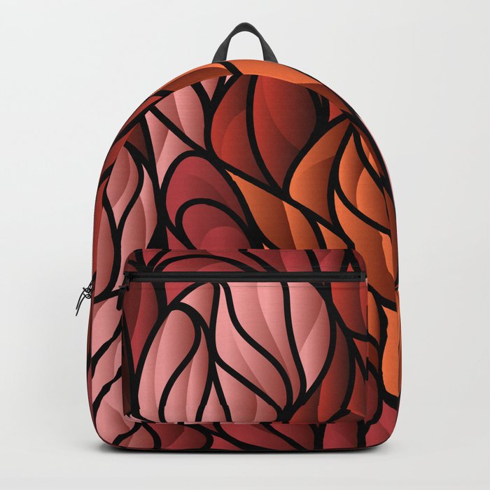 Society6 Foxy Orange Background Backpack By Brucebanner Society6