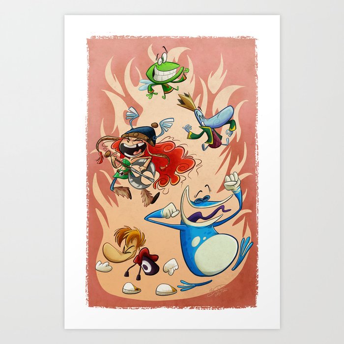 Rayman Duvet Covers for Sale