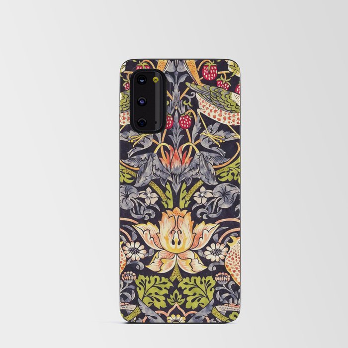 William Morris Strawberry Thief Art Nouveau Painting Android Card Case