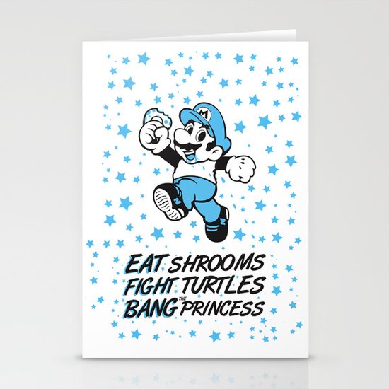 super mario Stationery Cards