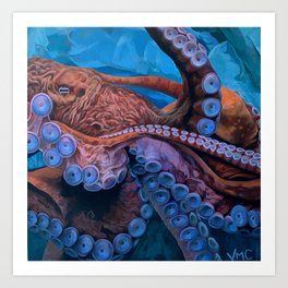 Giant Octopus Art Print