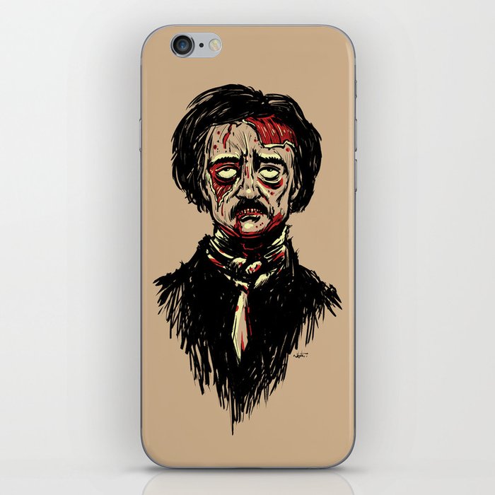 Edgar Allan Poe Zombie iPhone Skin