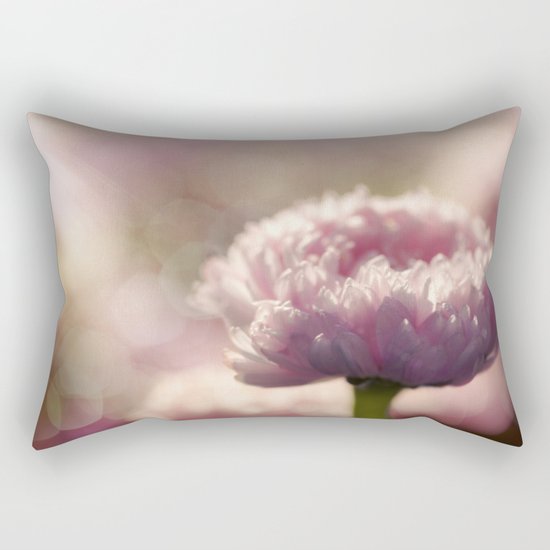 Daisy Flower Floral in Love Rectangular Pillow