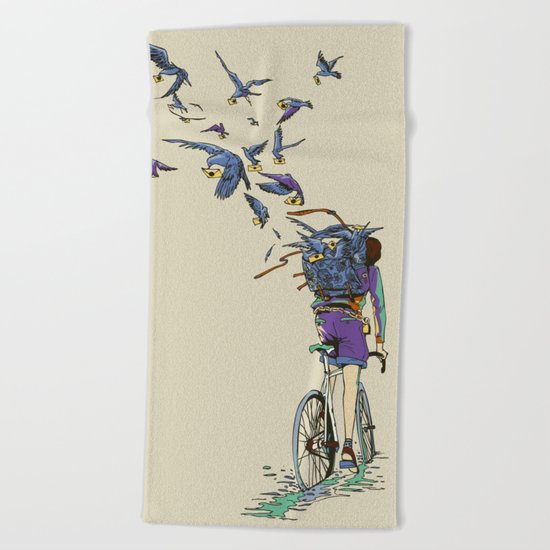 TweetJourney Beach Towel