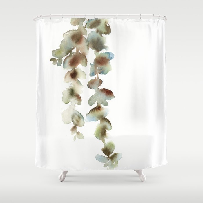 Eucalyptus leaves Shower Curtain