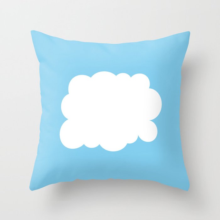 Elements - AIR - plain and simple Throw Pillow