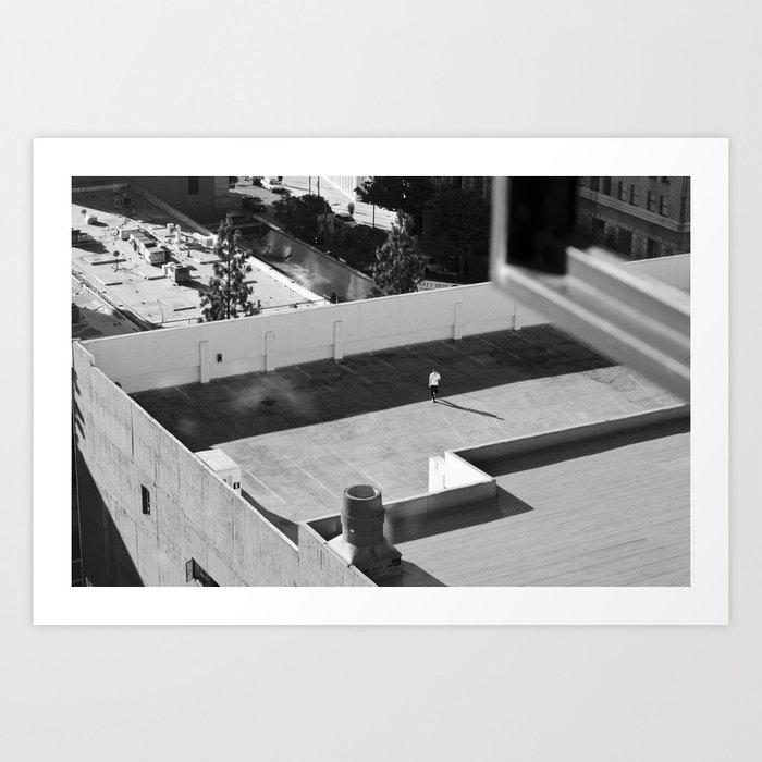 From the roof top Art Print