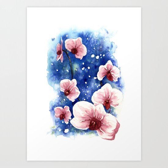 Orchids Art Print
