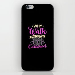 Cartwheel Gymnastic Cartwheeling Athletes Gymnast iPhone Skin