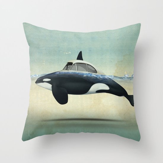 killer car Throw Pillow