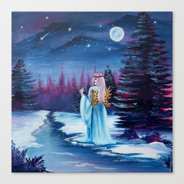 Snow Queen Canvas Print By Artyshils Society6
