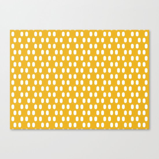 Aelbrecht Yellow Pattern Canvas Print