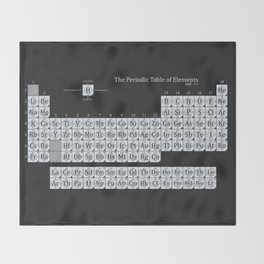 Periodic Table Throw Blankets Society6