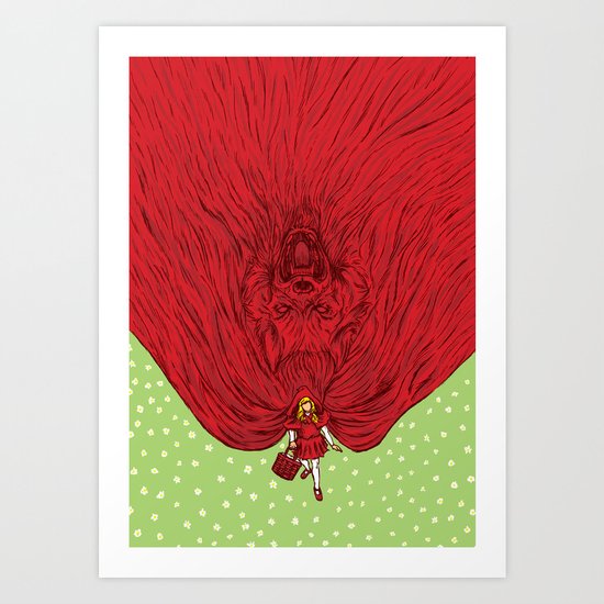 Going to Grandmother's House Art Print