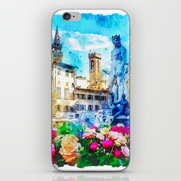 Florence, Piazza della Signoria iPhone Skin