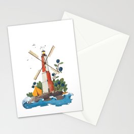 Fairy lighthouse Stationery Cards