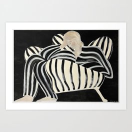 The Ivory Chair Art Print