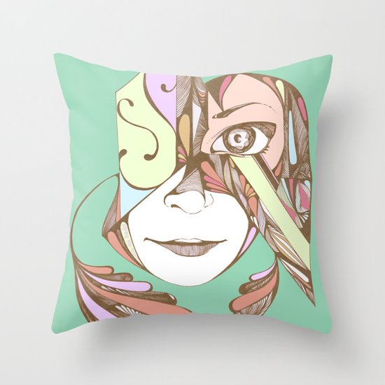 Rococolla Throw Pillow