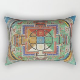 Tibetan Mandala Rectangular Pillow