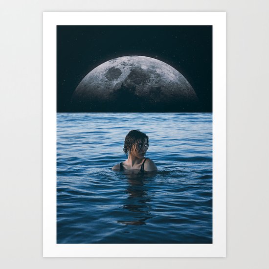 Moon River Art Print