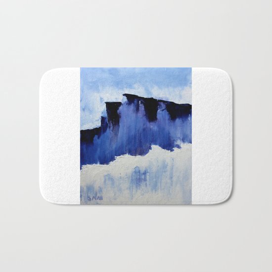 Cold Blue Bath Mat