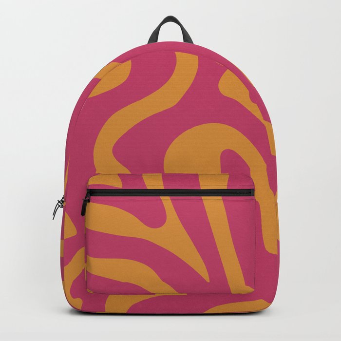 14 Abstract Liquid Swirly Shapes 220725 Valourine Digital Design Backpack