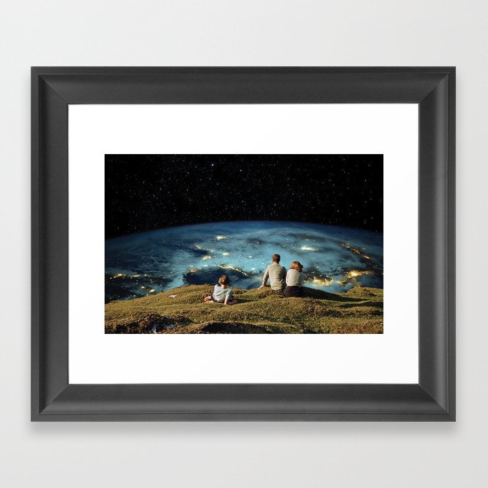 Us and Them Framed Art Print