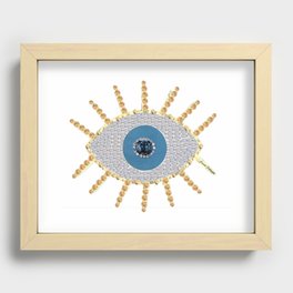 evil eye Recessed Framed Print