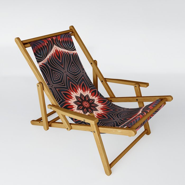 Demoic Magma Mandala Sling Chair