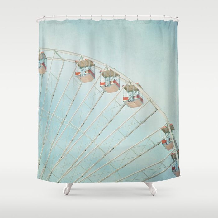 The Giant Wheel Shower Curtain By Lisabonowicz Society6