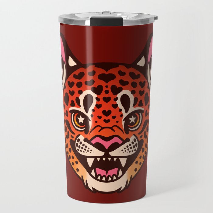 Radiant Leopard Travel Mug