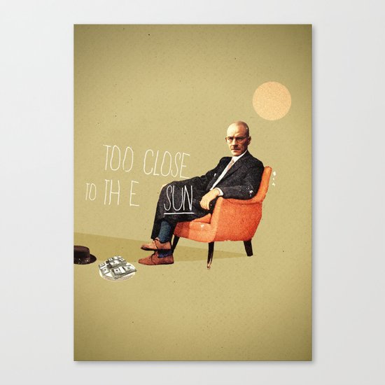 Flying Too Close To The Sun | Breaking Bad | Collage Canvas Print