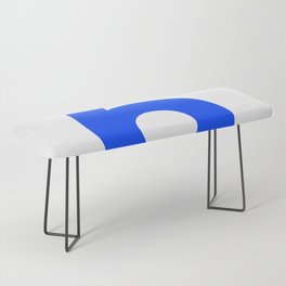 Number 6 (Blue & White) Bench