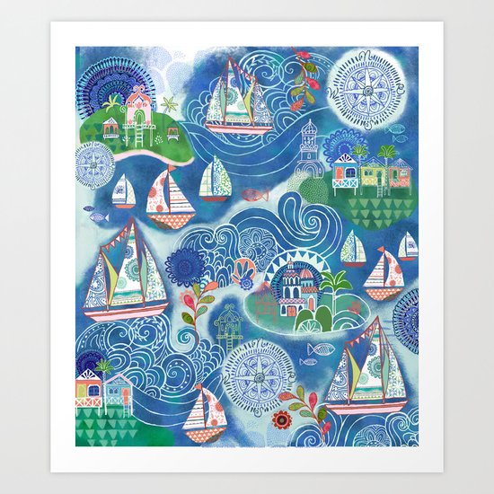 Dream Boats Art Print